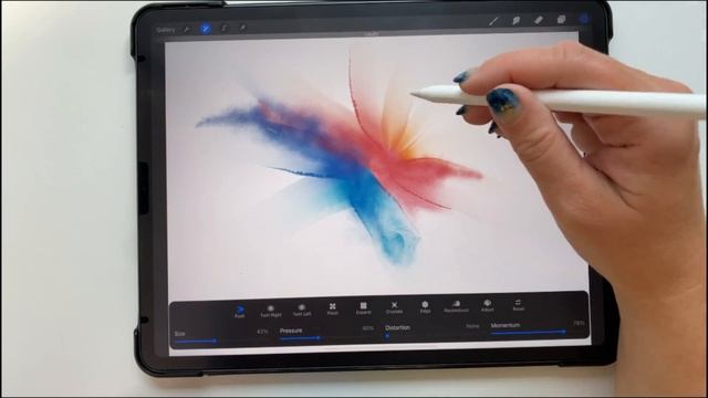 Creating a Colourful Burst with Digital Alcohol Ink in Procreate | Digital Abstract Art смотреть онлайн