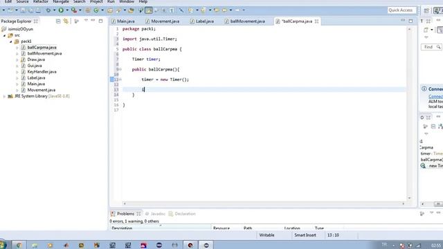 Java Oyun - Brick breaker - Düşman bord hareketi , oyun sonu #3 смотреть онлайн