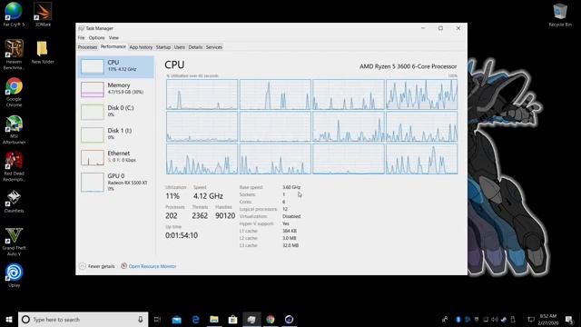 AMD Black & Red PC Build RYZEN 3600 + 5500XT Part 1 Build and PC Gaming Test смотреть онлайн