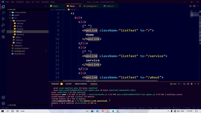 Router NavLink React Js || EXCELLENT CODE WITH AJ смотреть онлайн