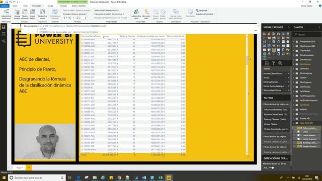 Calculo dinámico Ventas ABC Clientes смотреть онлайн