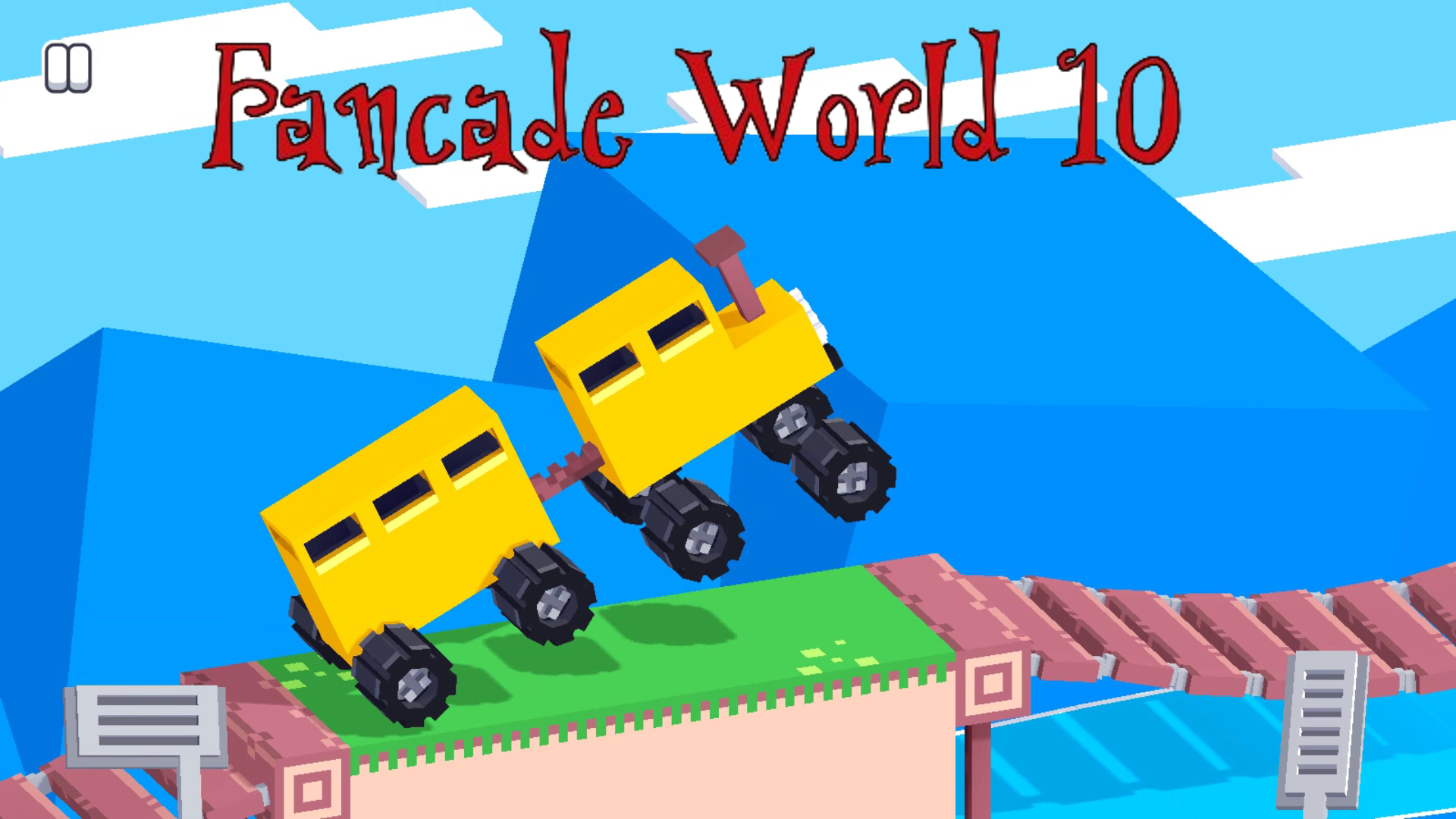 Паровозик Fancade 🚂🚃🚃. Drive mad gameplay смотреть онлайн