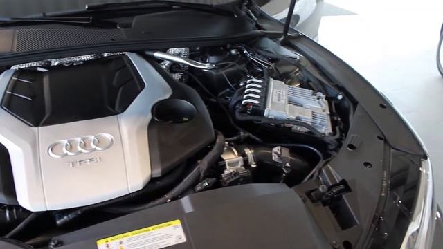 New 2018 Daytona grey Audi A7 55TFSI with black optic(walkaround) смотреть онлайн