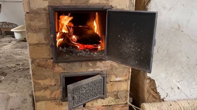 Печь перегородочная на семь ходов, будет тепло и уютно в доме))) смотреть онлайн