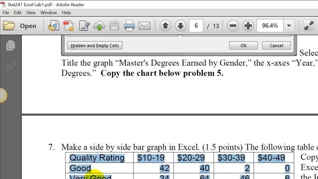 STat 241 Excel Lab 1 смотреть онлайн