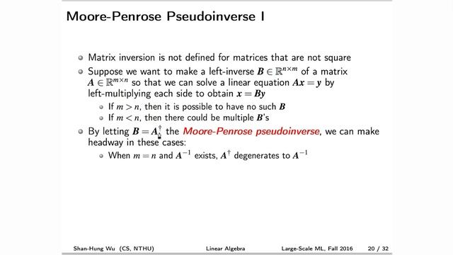 10720吳尚鴻教授深度學習_第2E講 Linear Algebra/Data Exploration & PCA смотреть онлайн