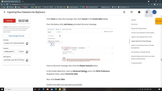 Ingesting New Datasets into BigQuery | Qwiklabs [GSP411] смотреть онлайн