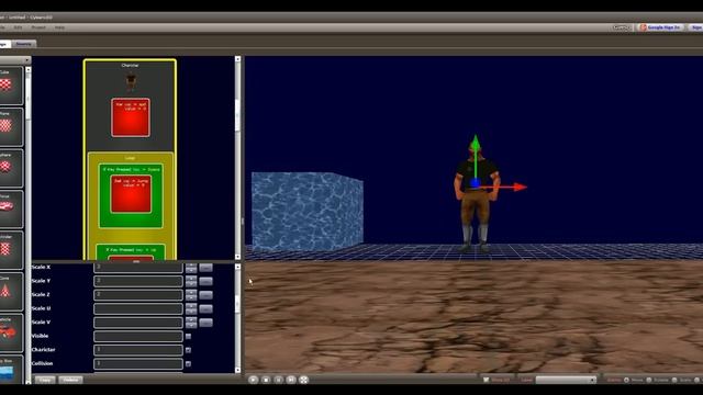 Cyberix3D - Free Online 3D Game Maker - Character смотреть онлайн
