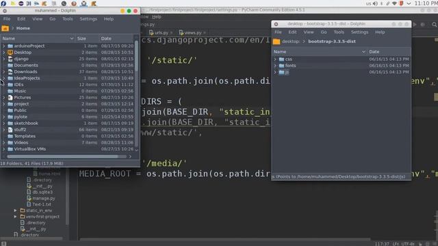 54 Python Web Django Bootstrap تنصيب واعداد بوتستراب смотреть онлайн