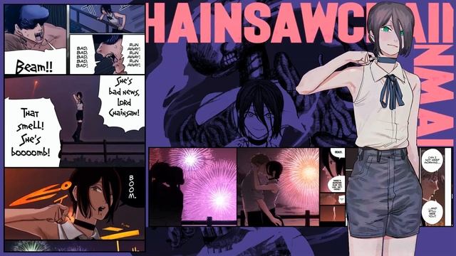Reze Bomb Devil Manga Scroll Chainsaw Man Live Wallpaper смотреть онлайн