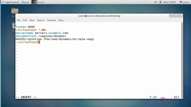 How to execute WSGI file with Dynamic content in Apache смотреть онлайн