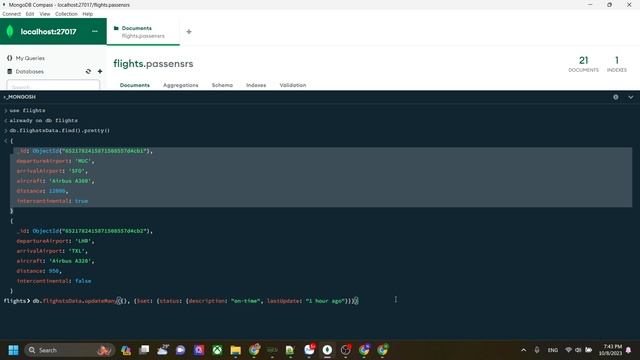 MongoDB Working with Embedded Documents смотреть онлайн