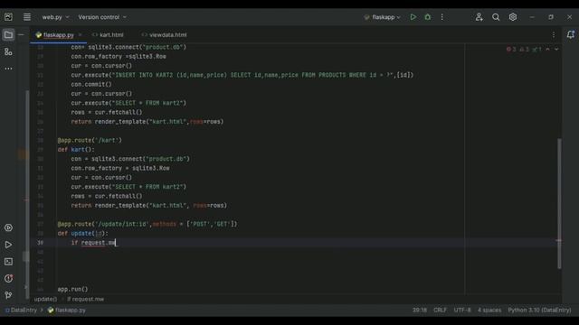 Flask Sqlite App Basic Tutorial python смотреть онлайн