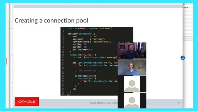 Javascript and Oracle - Connection Management смотреть онлайн