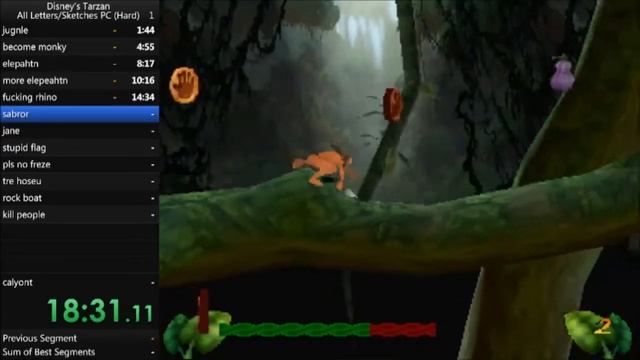 [WR] Disney's Tarzan PC All Letters/Sketches (Win7, Hard) in 36:47 смотреть онлайн