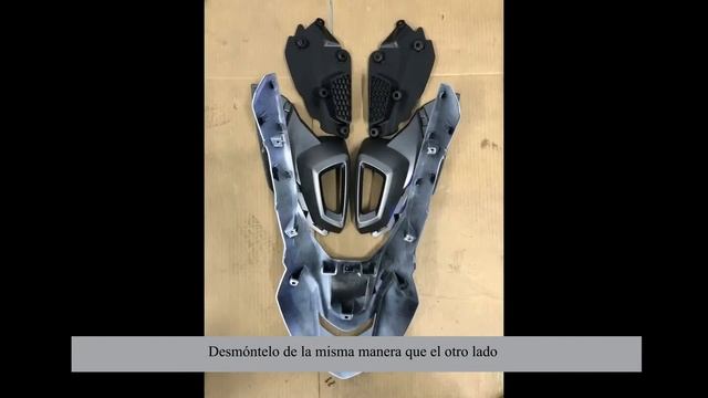 SPANISH ZONTES 310T UPPER MUDGUARD REMOVAL смотреть онлайн