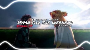 Coldplay - Hymn for the weekend [edit audio]   {sad version}