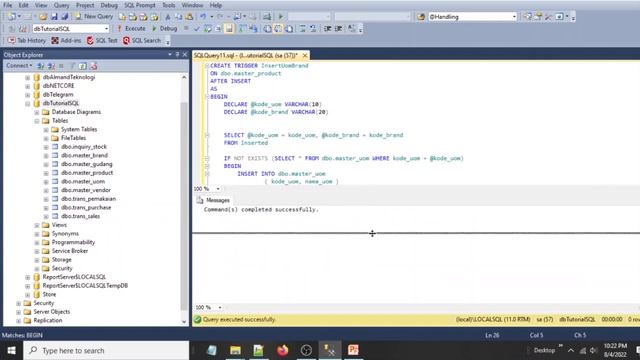 Part 14 - Trigger | Tutorial SQL Server смотреть онлайн