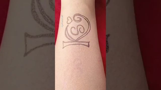 simpl tattoo design k❤️s letter #shorts #sejaltattooart смотреть онлайн
