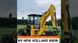 ТОП 5 экскаваторов-погрузчиков - самые популярные модели