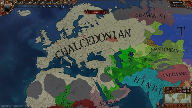 CK2 to EU4 | CK2Plus | Mega Campaign 769 AD to 1821 AD Timelapse смотреть онлайн