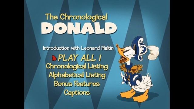 Walt Disney Treasures - The Chronological Donald Volume One Disc 1 Opening And Menu Walkthrough