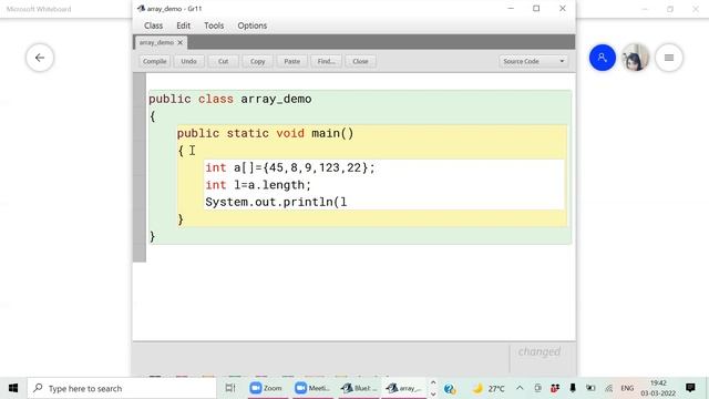 Java array||Array Pseudocode смотреть онлайн