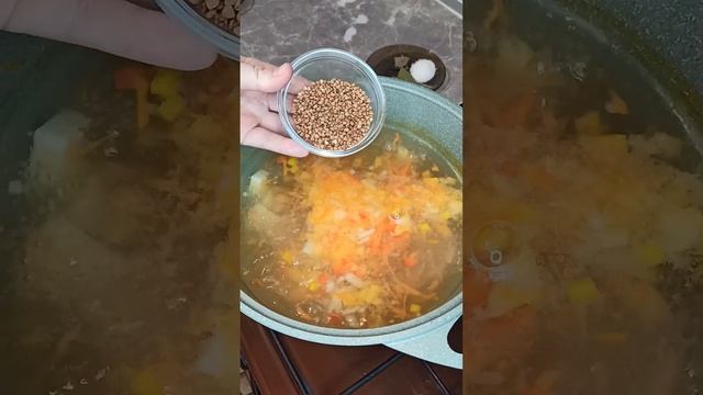 СУП ГРЕЧНЕВЫЙ С ФРИКАДЕЛЬКАМИ ? ПРОСТОЙ И ПОЛЕЗНЫЙ, БЕЗ ЗАЖАРКИ!!! смотреть онлайн