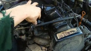 АУДИ 100 2 0 моновпрыск временно меняем на карбюратор от НИВЫ