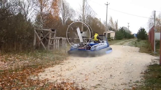 19.10.2014 выезд и возвращение СВП Бриз 420-22S / Hovercraft "Breeze" смотреть онлайн