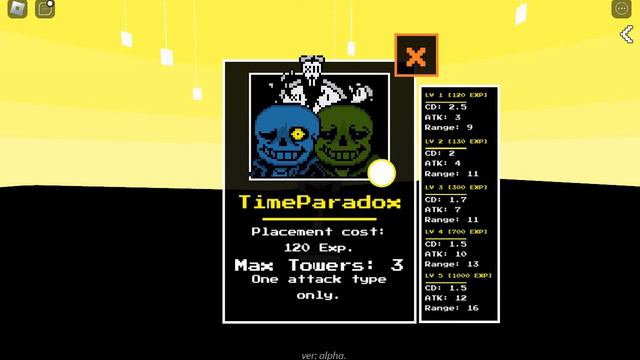 Undertale AU Tower Defence все персонажи (3/4) сделанные персножи смотреть онлайн