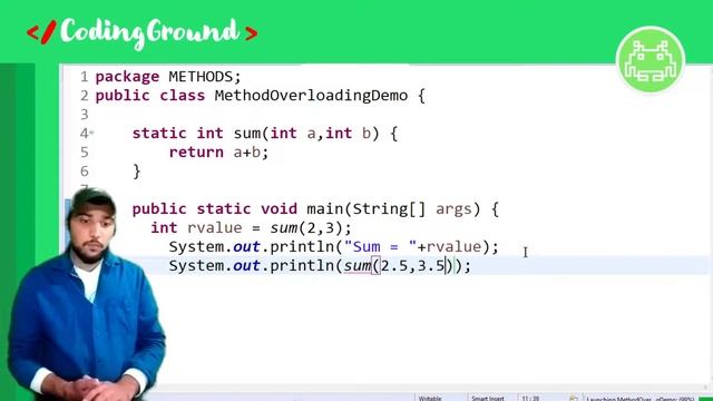 Method Overloading in Java with Example смотреть онлайн
