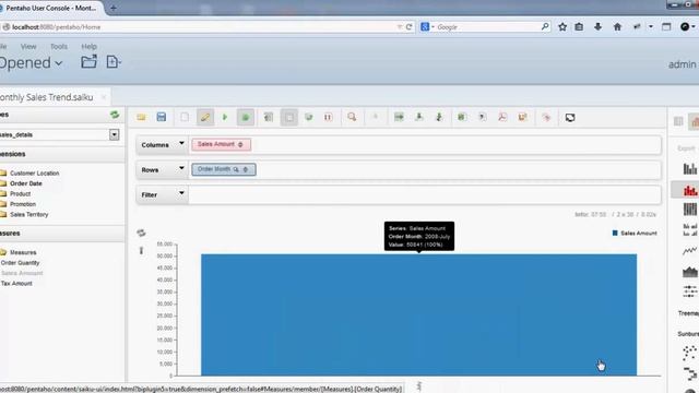 Pentaho BI Suite CE ( Saiku + CDE Demo) смотреть онлайн