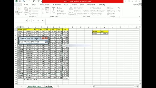 Auto Filter hack । Advance Filter hack । dynamic filter in excel in hindi #apnaexcel смотреть онлайн