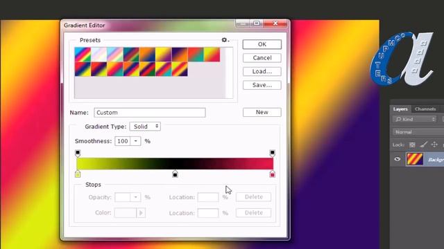Photoshop CC Tutorials in Telugu 19|| Gradient Tool || computersadda.com смотреть онлайн