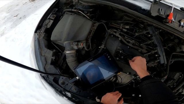 Opel Astra GTC. Эндоскопия, свечи, потёк теплообменник. 96 тыс км.