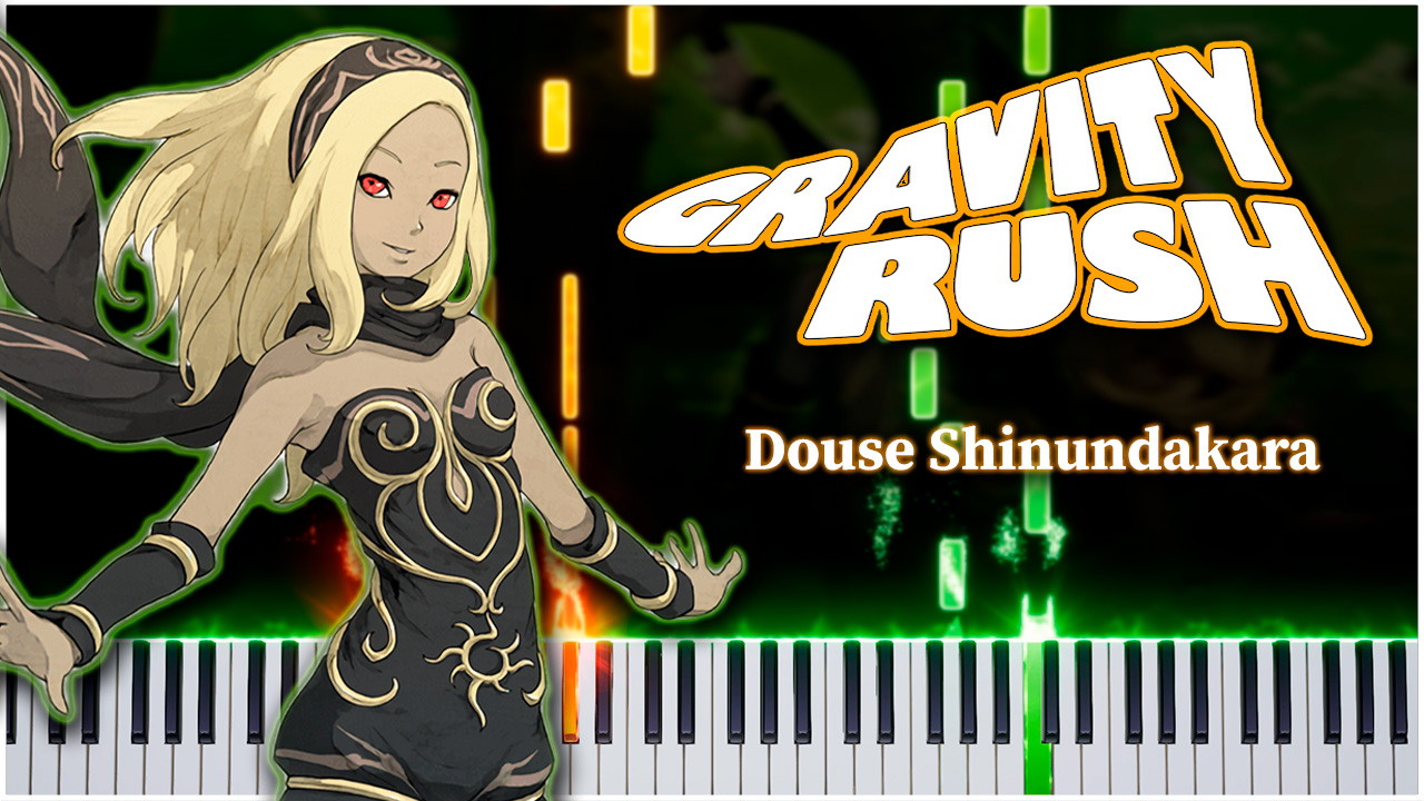 Douse Shinundakara (Gravity Rush) 【 КАВЕР НА ПИАНИНО 】 смотреть онлайн