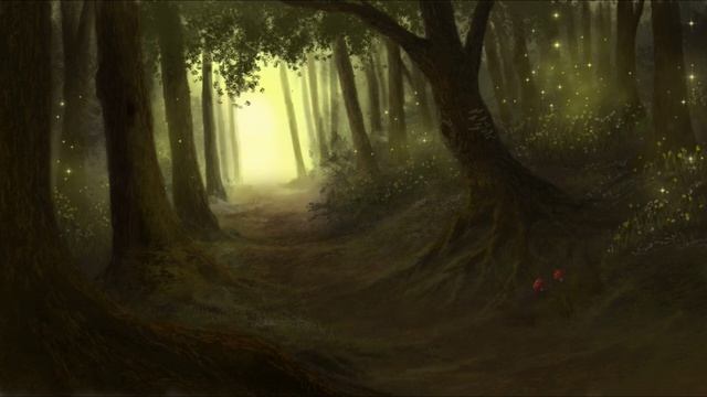 Landscape Digital Painting Speedpaint Time-lapse "Enchanted Path" (Krita) смотреть онлайн