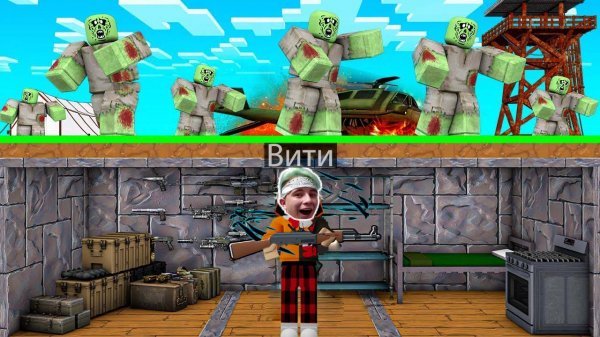 ПОСТРОИЛ СЕКРЕТНЫЙ БУНКЕР в ROBLOX ! ?
