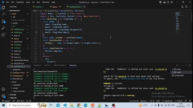 CRUD Application | MERN Stack | React, Node, Express, MongoDB | UI and backend Integration | Part-5 смотреть онлайн