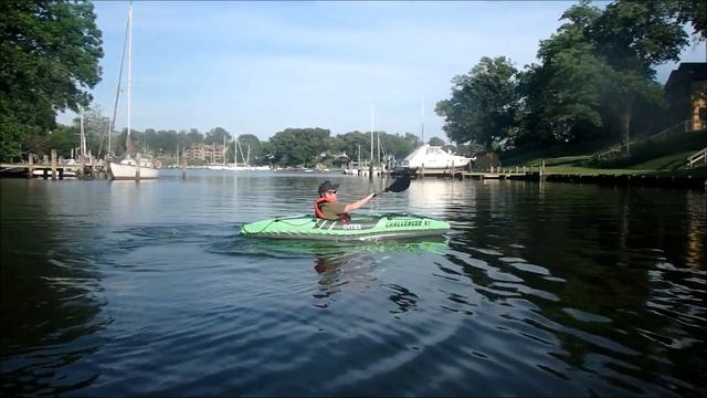 Intex Challenger K1 Inflatable Kayak - Review смотреть онлайн
