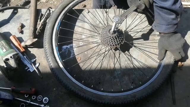Ремонт велосипеда заднее колесо смотреть онлайн