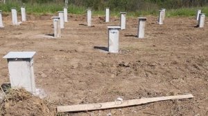 Обвязка свай | Обвязка из бруса | ЖБ сваи | Фундамент для каркасного дома