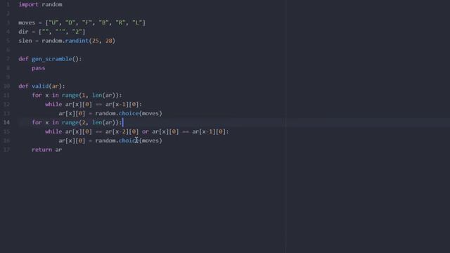 Python Rubik's Cube scrambler [UPDATED] смотреть онлайн