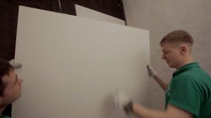 Бескаркасная звукоизоляция стены