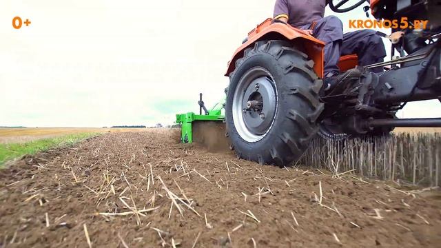 Обзор: Минитрактор Кентавр Т-224 (Toyokawa) c почвофрезой BOMET в работе. смотреть онлайн