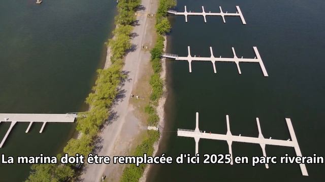Marina fantôme de Lachine vue du ciel смотреть онлайн