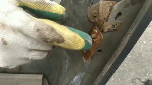 СВАРКА ЗАМЕНА ПЛОЩАДКИ ПОД КРАБ ВАЗ 2109 ЭЛЕКТРОДОМ