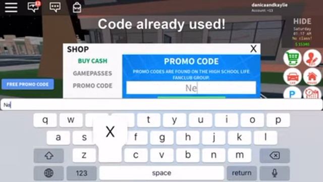 ROBLOX high school life codes!!! смотреть онлайн