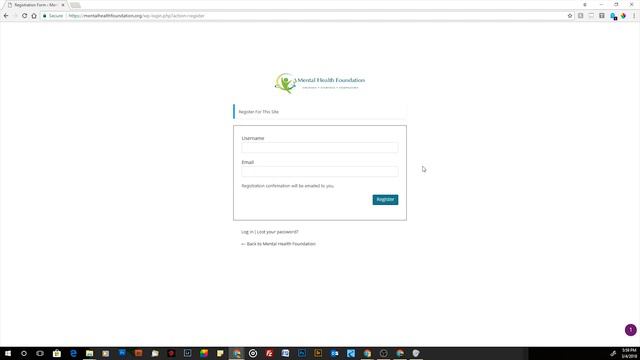 Mental Health Foundation Forum - Create an Account смотреть онлайн